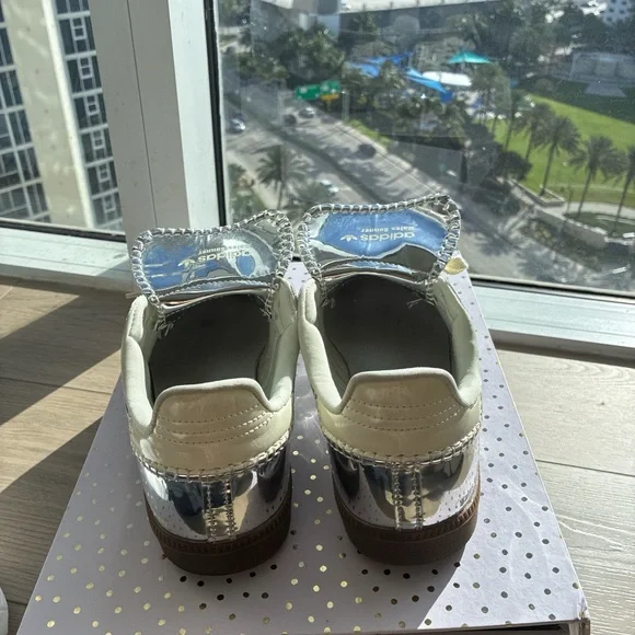 adidas Silver Metallic Sneakers - Picture 4 of 5